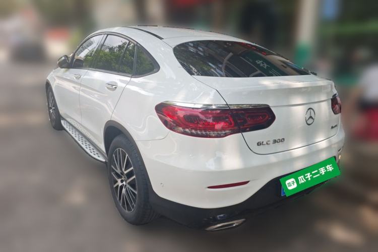 Used Mercedes-Benz GLC Coupe 2020 GLC 300 4MATIC Coupe SUV Rear Left 45 Deg