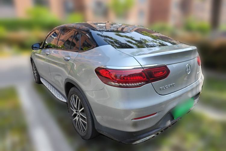 Used Mercedes-Benz GLC Coupe 2020 GLC 300 4MATIC Coupe SUV Rear Left 45 Deg