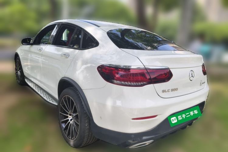 Used Mercedes-Benz GLC Coupe 2020 GLC 300 4MATIC AMG Line Coupe SUV Rear Left 45 Deg