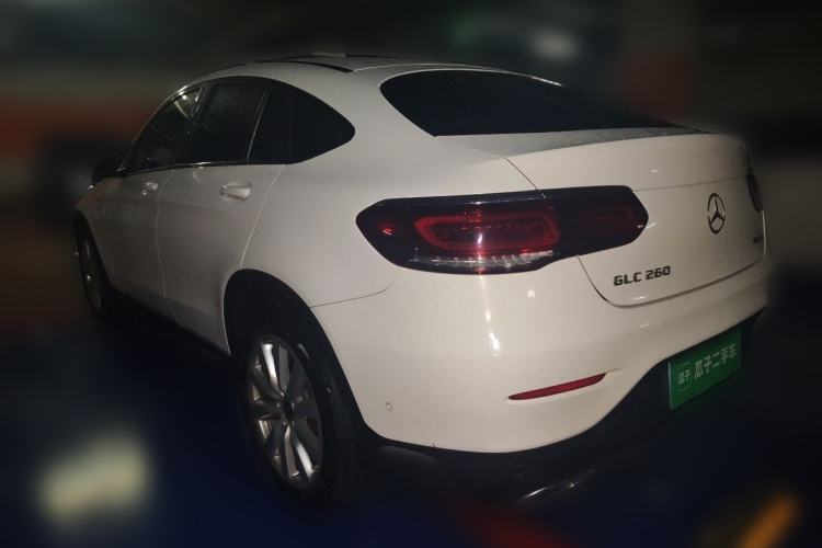 Used Mercedes-Benz GLC Coupe 2020 GLC 260 4MATIC Coupe SUV Rear Left 45 Deg