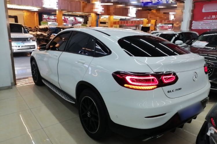 Used Mercedes-Benz GLC Coupe 2020 GLC 260 4MATIC Coupe SUV Rear Left 45 Deg
