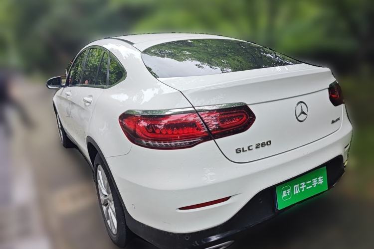 Used Mercedes-Benz GLC Coupe 2020 GLC 260 4MATIC Coupe SUV Rear Left 45 Deg