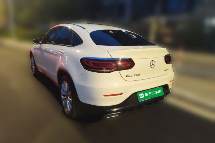 Used Mercedes-Benz GLC Coupe 2020 GLC 260 4MATIC Coupe SUV Rear Left 45 Deg