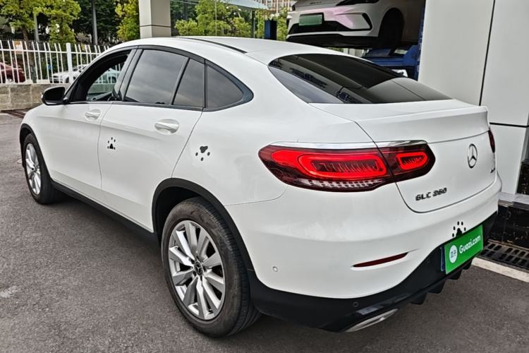 Used Mercedes-Benz GLC Coupe 2020 GLC 260 4MATIC Coupe SUV Rear Left 45 Deg