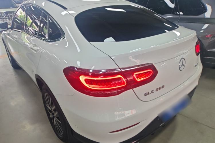 Used Mercedes-Benz GLC Coupe 2020 GLC 260 4MATIC Coupe SUV Rear Left 45 Deg