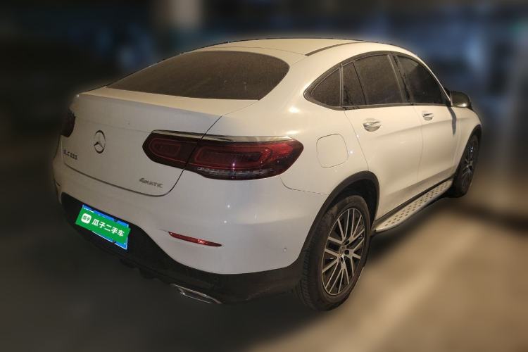 Used Mercedes-Benz GLC Coupe 2020 GLC 300 4MATIC Coupe SUV Rear Right 45 Deg