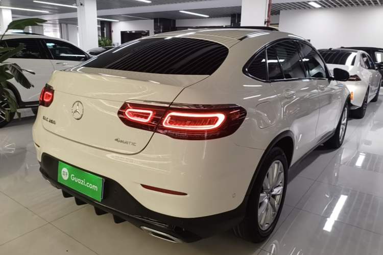 Used Mercedes-Benz GLC Coupe 2020 GLC 260 4MATIC Coupe SUV Rear Right 45 Deg