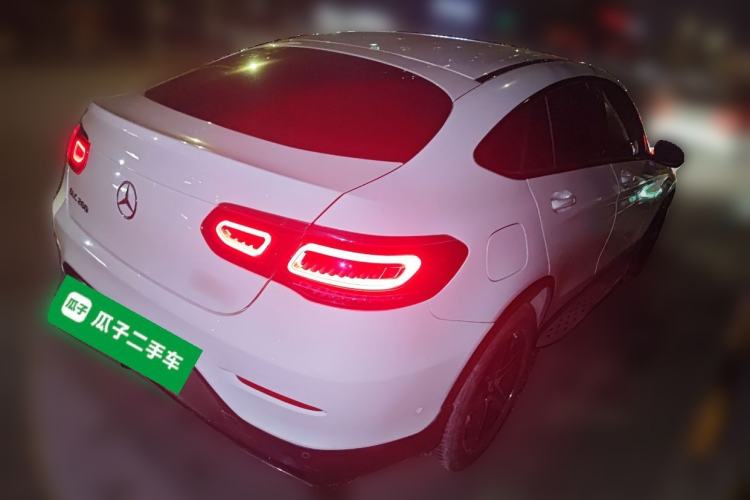 Used Mercedes-Benz GLC Coupe 2020 GLC 260 4MATIC Coupe SUV Rear Right 45 Deg