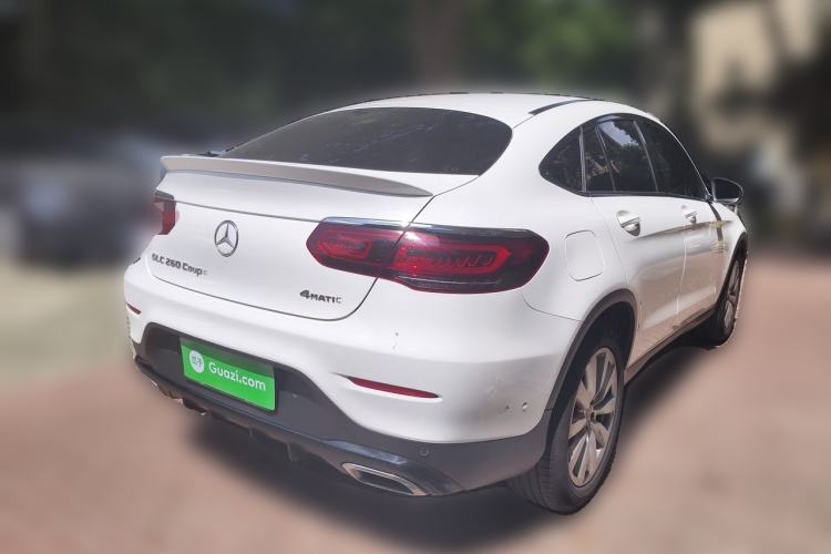 Used Mercedes-Benz GLC Coupe 2020 GLC 260 4MATIC Coupe SUV Rear Right 45 Deg