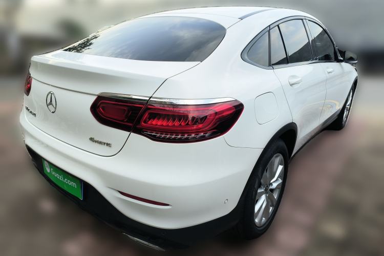 Used Mercedes-Benz GLC Coupe 2020 GLC 260 4MATIC Coupe SUV Rear Right 45 Deg