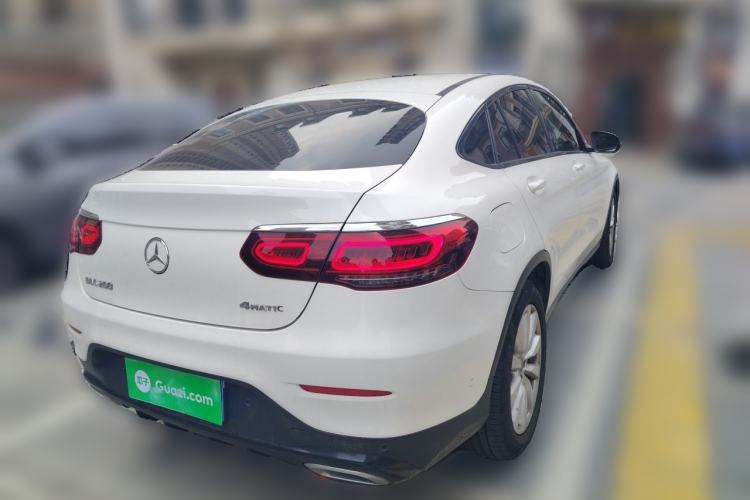 Used Mercedes-Benz GLC Coupe 2020 GLC 260 4MATIC Coupe SUV Rear Right 45 Deg