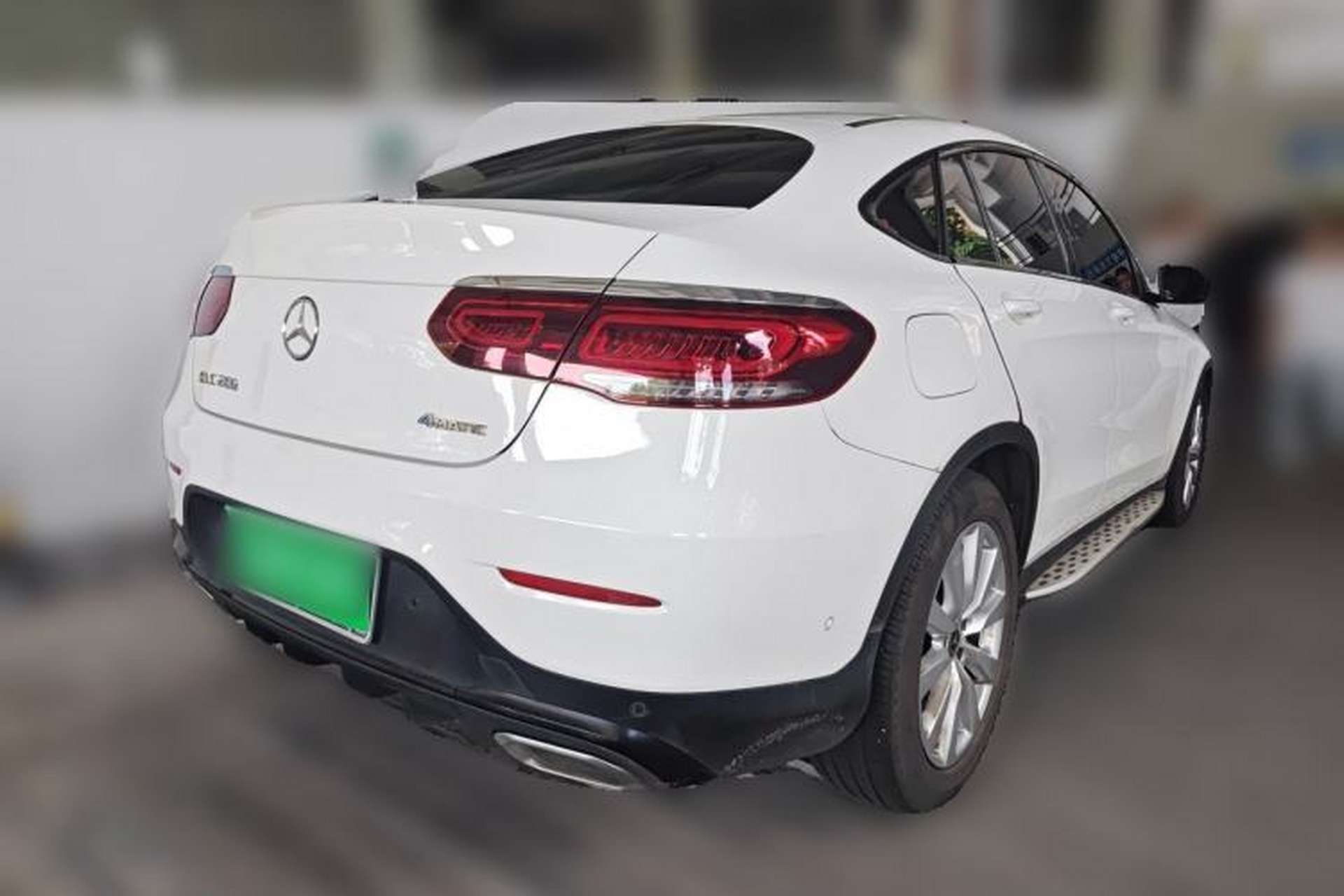 Used Mercedes-Benz GLC Coupe 2020 GLC 260 4MATIC Coupe SUV Rear Right 45 Deg