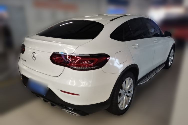 Used Mercedes-Benz GLC Coupe 2020 GLC 260 4MATIC Coupe SUV Rear Right 45 Deg