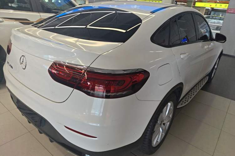 Used Mercedes-Benz GLC Coupe 2020 GLC 260 4MATIC Coupe SUV Rear Right 45 Deg