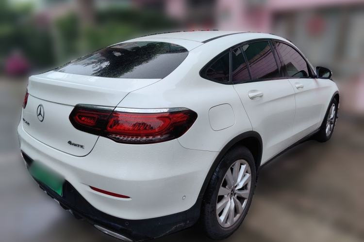Used Mercedes-Benz GLC Coupe 2020 GLC 260 4MATIC Coupe SUV Rear Right 45 Deg