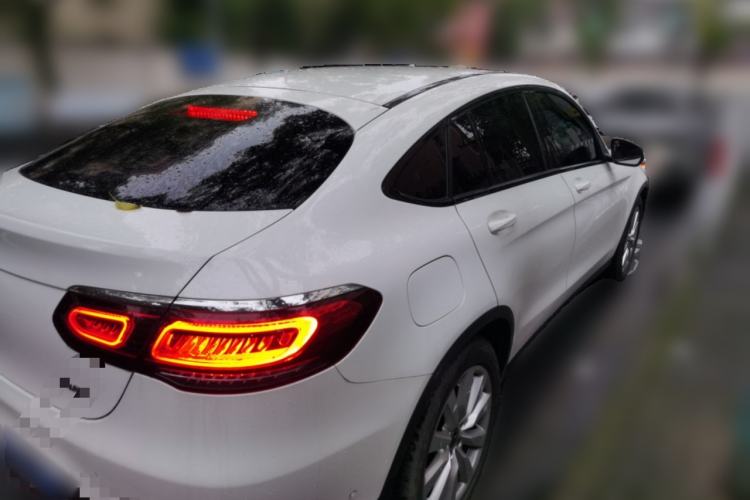 Used Mercedes-Benz GLC Coupe 2020 GLC 260 4MATIC Coupe SUV Rear Right 45 Deg