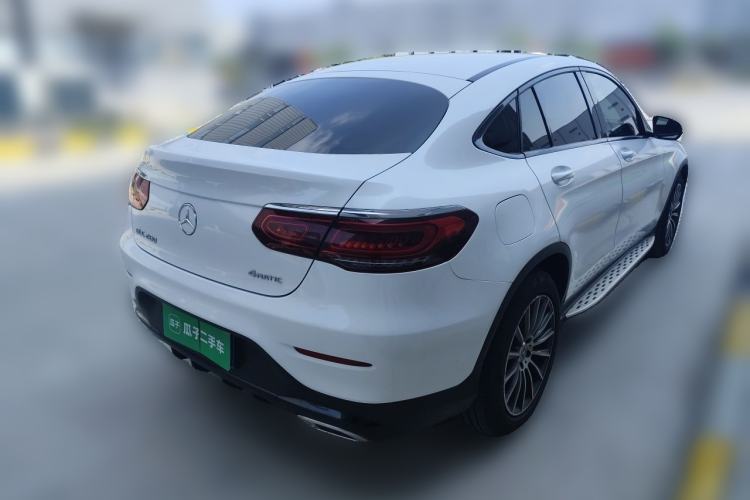 Used Mercedes-Benz GLC Coupe 2020 GLC 260 4MATIC Coupe SUV Rear Right 45 Deg