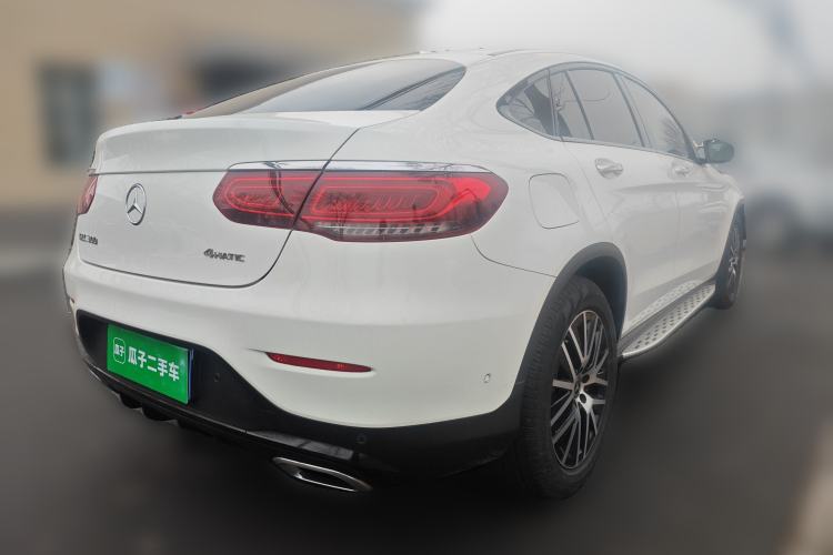 Used Mercedes-Benz GLC Coupe 2020 GLC 300 4MATIC Coupe SUV Rear Right 45 Deg