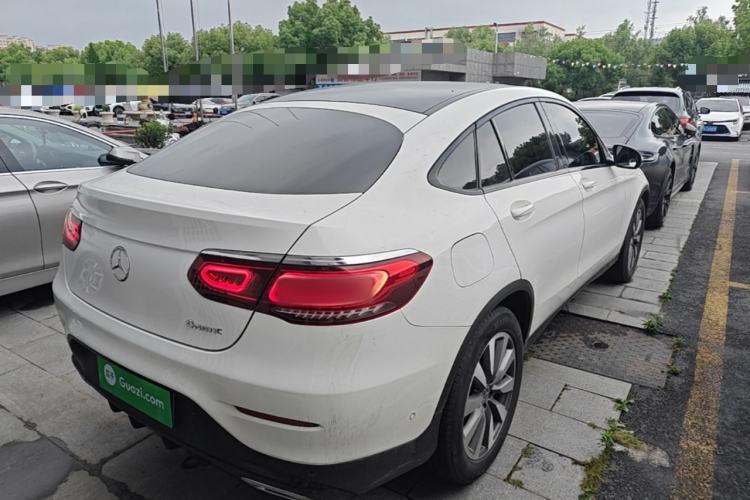 Used Mercedes-Benz GLC Coupe 2020 GLC 260 4MATIC Coupe SUV Rear Right 45 Deg