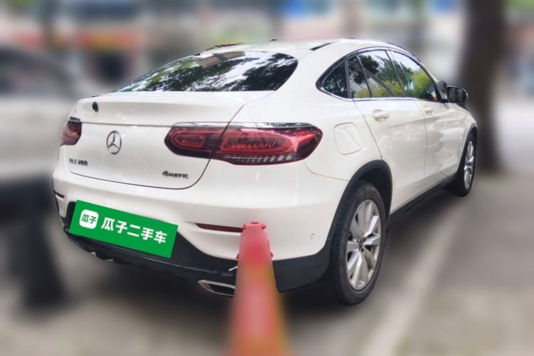 Used Mercedes-Benz GLC Coupe 2020 GLC 260 4MATIC Coupe SUV Rear Right 45 Deg
