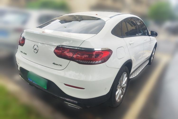 Used Mercedes-Benz GLC Coupe 2020 GLC 260 4MATIC Coupe SUV Rear Right 45 Deg