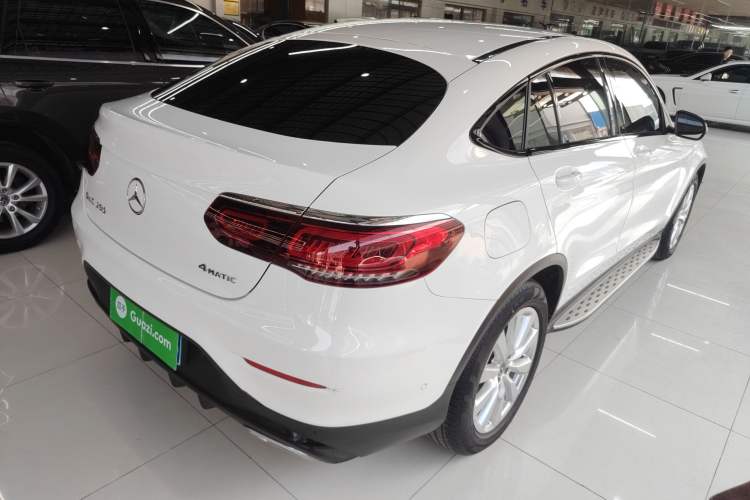 Used Mercedes-Benz GLC Coupe 2020 GLC 260 4MATIC Coupe SUV Rear Right 45 Deg