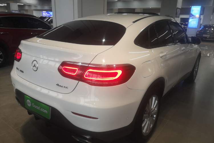 Used Mercedes-Benz GLC Coupe 2020 GLC 260 4MATIC Coupe SUV Rear Right 45 Deg