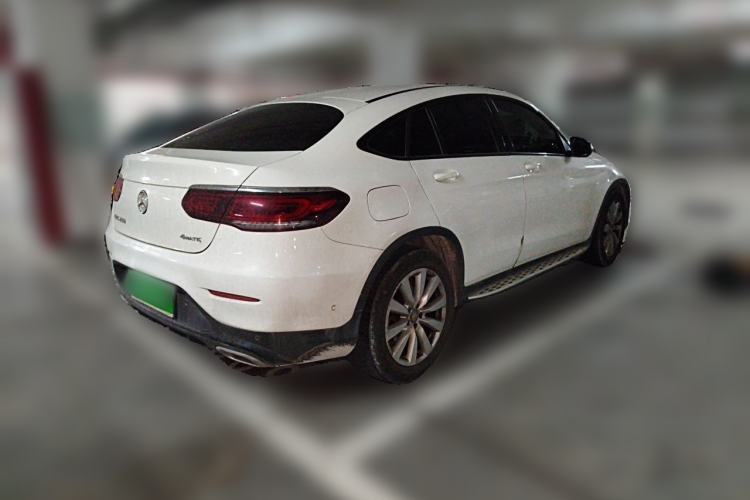 Used Mercedes-Benz GLC Coupe 2020 GLC 260 4MATIC Coupe SUV Rear Right 45 Deg