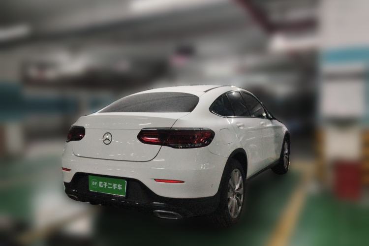 Used Mercedes-Benz GLC Coupe 2020 GLC 260 4MATIC Coupe SUV Rear Right 45 Deg