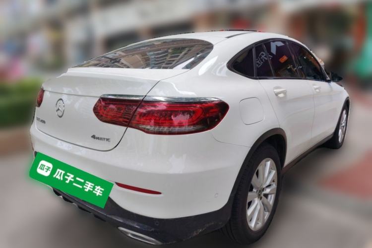 Used Mercedes-Benz GLC Coupe 2020 GLC 260 4MATIC Coupe SUV Rear Right 45 Deg