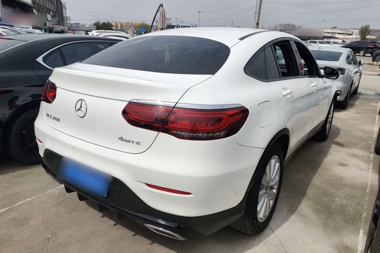 Used Mercedes-Benz GLC Coupe 2020 GLC 260 4MATIC Coupe SUV Rear Right 45 Deg