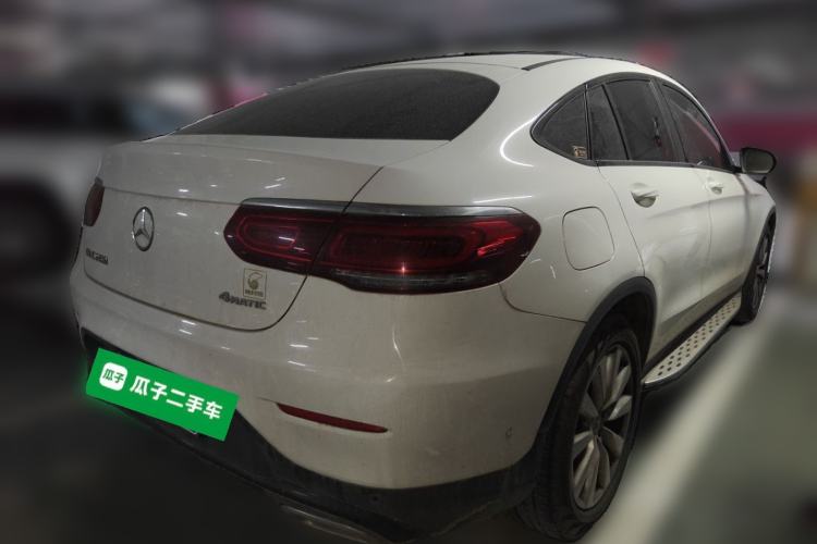 Used Mercedes-Benz GLC Coupe 2020 GLC 260 4MATIC Coupe SUV Rear Right 45 Deg