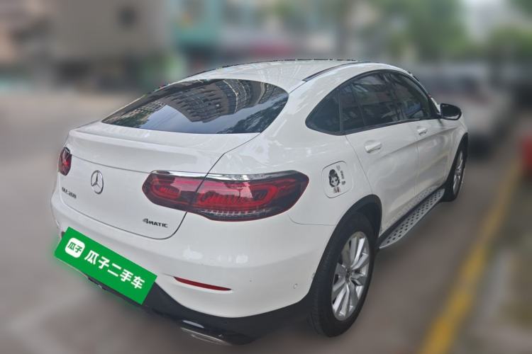 Used Mercedes-Benz GLC Coupe 2020 GLC 260 4MATIC Coupe SUV Rear Right 45 Deg