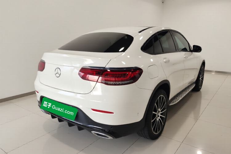 Used Mercedes-Benz GLC Coupe 2020 GLC 260 4MATIC Coupe SUV Rear Right 45 Deg