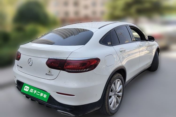 Used Mercedes-Benz GLC Coupe 2020 GLC 260 4MATIC Coupe SUV Rear Right 45 Deg