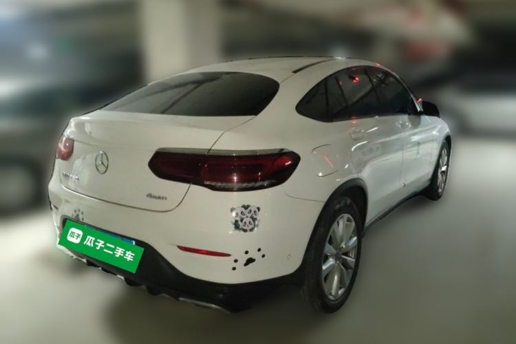 Used Mercedes-Benz GLC Coupe 2020 GLC 260 4MATIC Coupe SUV Rear Right 45 Deg