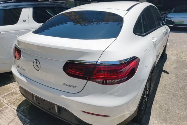 Used Mercedes-Benz GLC Coupe 2020 GLC 260 4MATIC Coupe SUV Rear Right 45 Deg