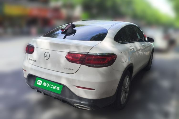 Used Mercedes-Benz GLC Coupe 2020 GLC 260 4MATIC Coupe SUV Rear Right 45 Deg