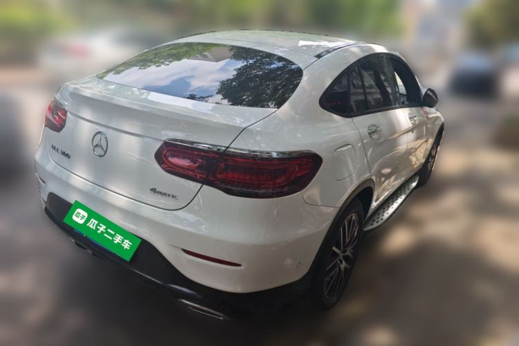 Used Mercedes-Benz GLC Coupe 2020 GLC 300 4MATIC Coupe SUV Rear Right 45 Deg