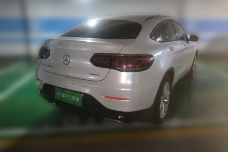 Used Mercedes-Benz GLC Coupe 2020 GLC 260 4MATIC Coupe SUV Rear Right 45 Deg