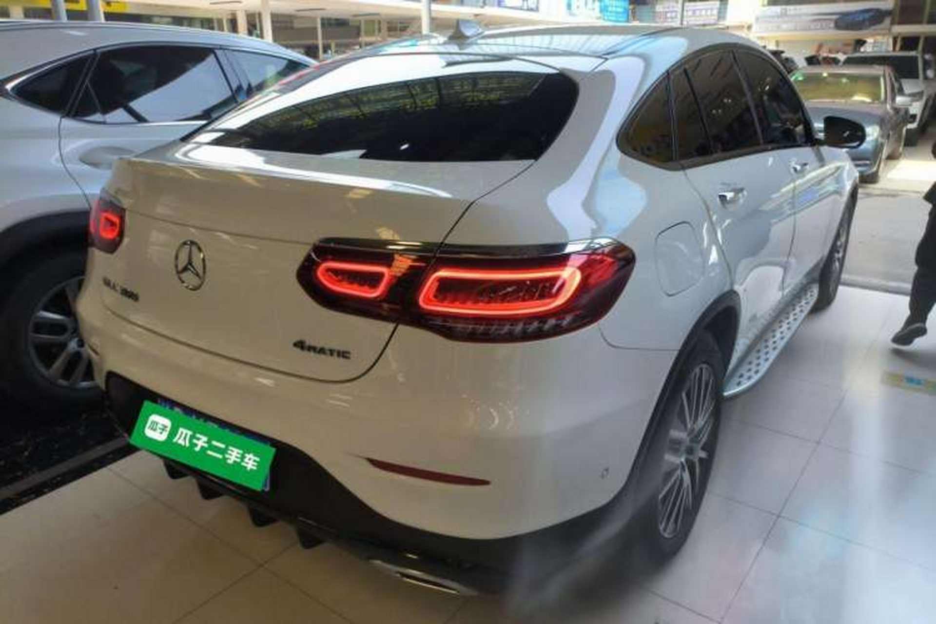 Used Mercedes-Benz GLC Coupe 2020 GLC 300 4MATIC Coupe SUV Rear Right 45 Deg