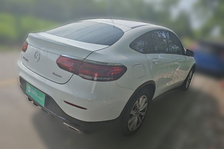 Used Mercedes-Benz GLC Coupe 2020 GLC 260 4MATIC Coupe SUV Rear Right 45 Deg