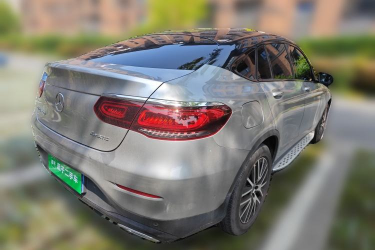Used Mercedes-Benz GLC Coupe 2020 GLC 300 4MATIC Coupe SUV Rear Right 45 Deg