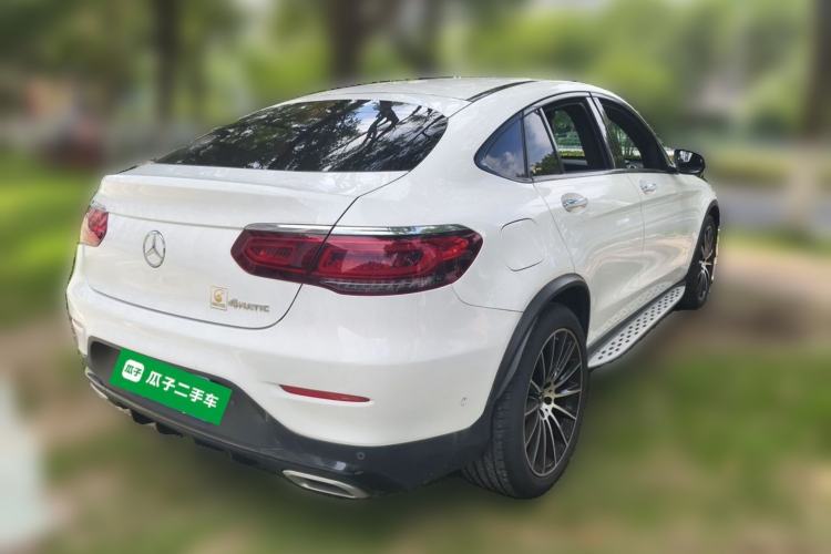 Used Mercedes-Benz GLC Coupe 2020 GLC 300 4MATIC AMG Line Coupe SUV Rear Right 45 Deg
