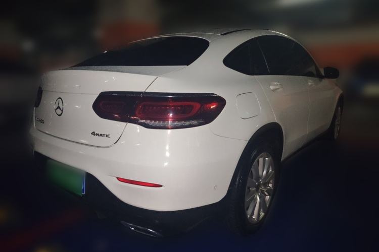 Used Mercedes-Benz GLC Coupe 2020 GLC 260 4MATIC Coupe SUV Rear Right 45 Deg