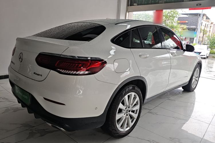 Used Mercedes-Benz GLC Coupe 2020 GLC 260 4MATIC Coupe SUV Rear Right 45 Deg
