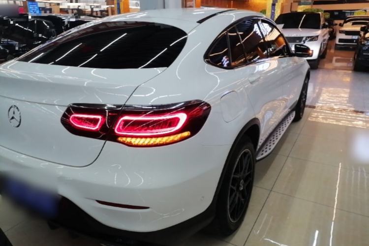 Used Mercedes-Benz GLC Coupe 2020 GLC 260 4MATIC Coupe SUV Rear Right 45 Deg