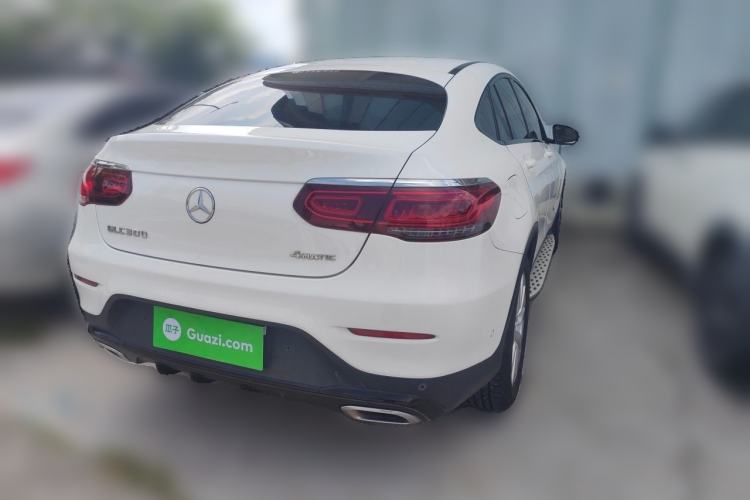 Used Mercedes-Benz GLC Coupe 2020 GLC 260 4MATIC Coupe SUV Rear Right 45 Deg