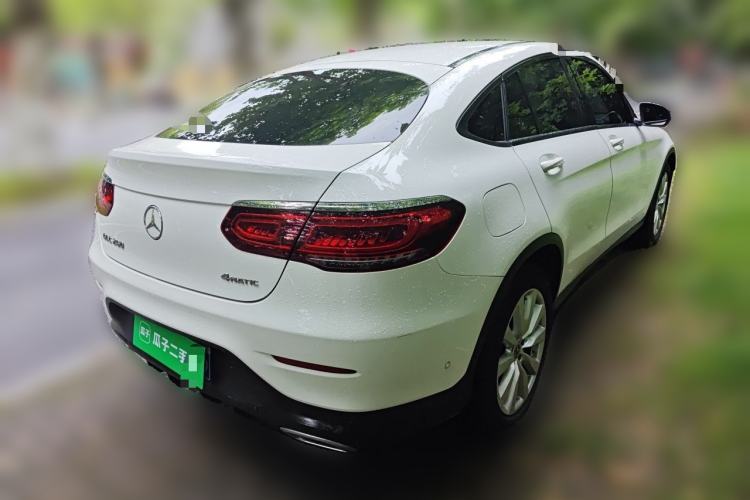 Used Mercedes-Benz GLC Coupe 2020 GLC 260 4MATIC Coupe SUV Rear Right 45 Deg