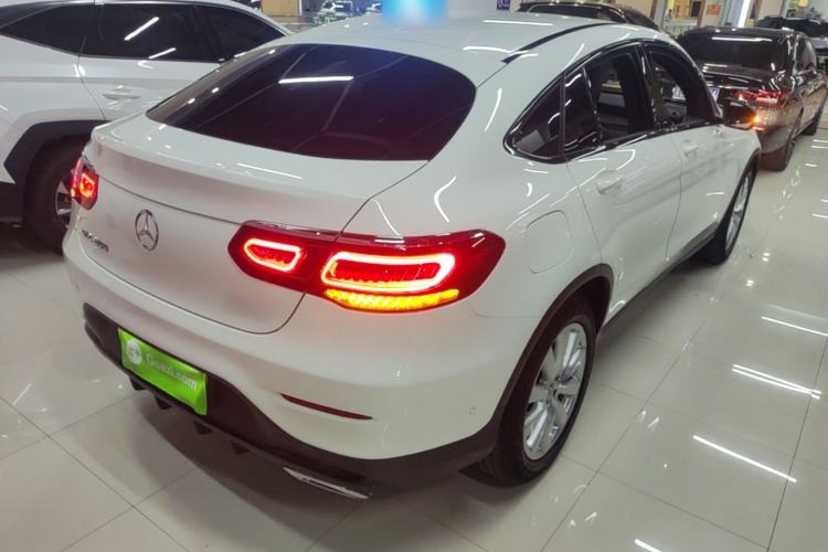 Used Mercedes-Benz GLC Coupe 2020 GLC 260 4MATIC Coupe SUV Rear Right 45 Deg